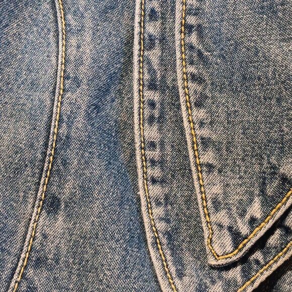 NEW. Vintage LUA Denim Dress. Coastal Cowgirl,  Western, Country - Picture 11 of 12